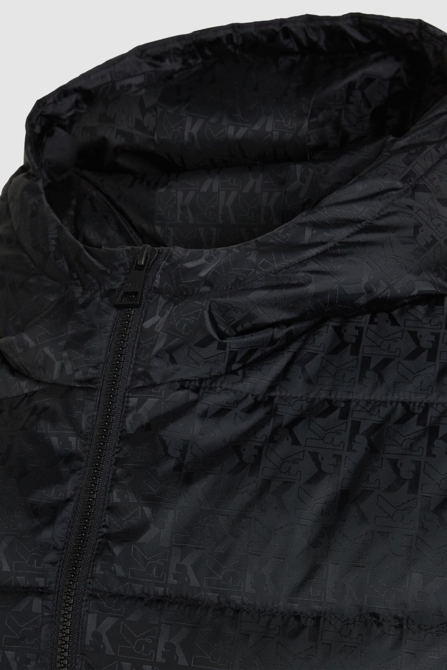 JACQUARD PUFFER BLACK 3
