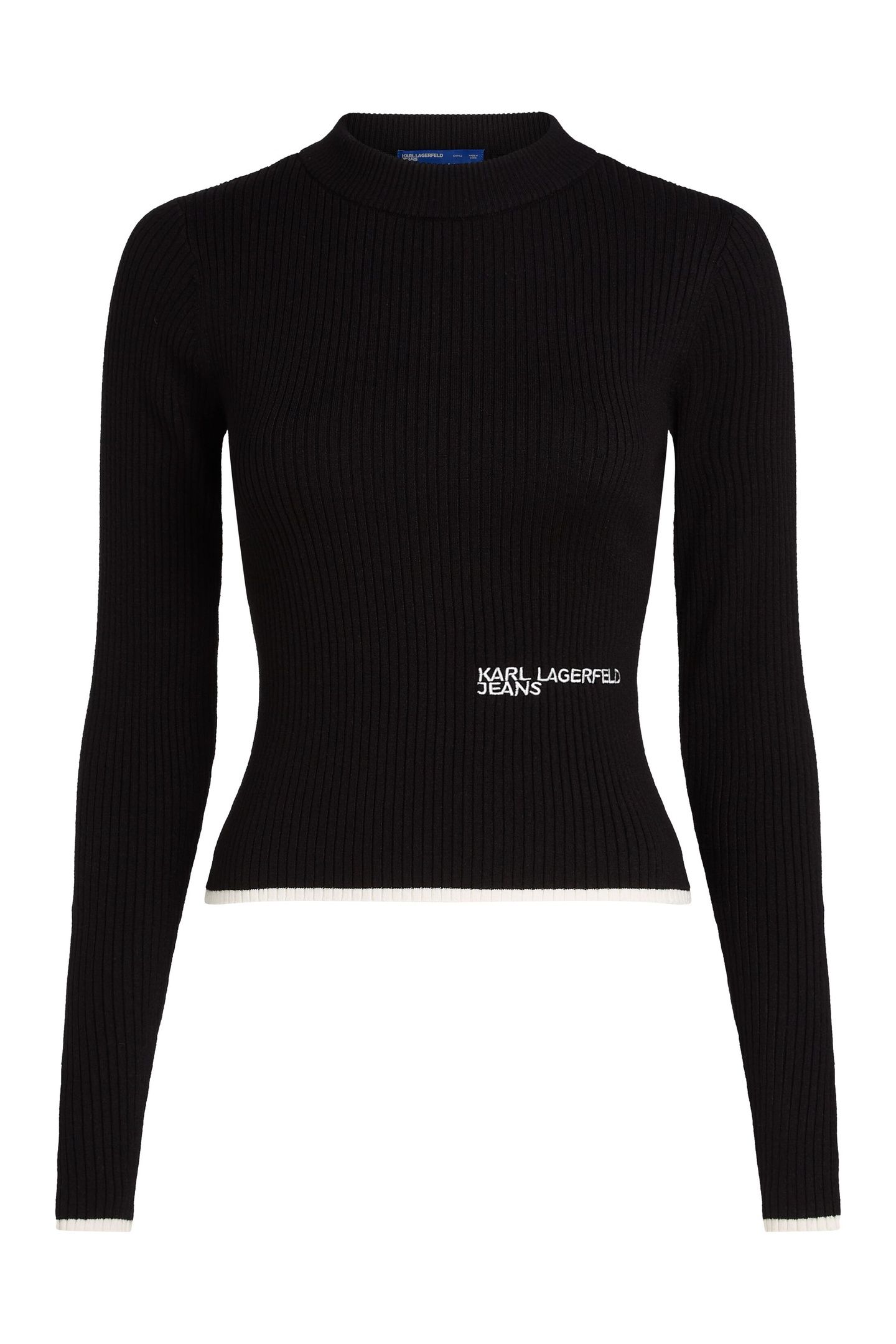 KLJ MOCK NECK SWEATER BLACK 3