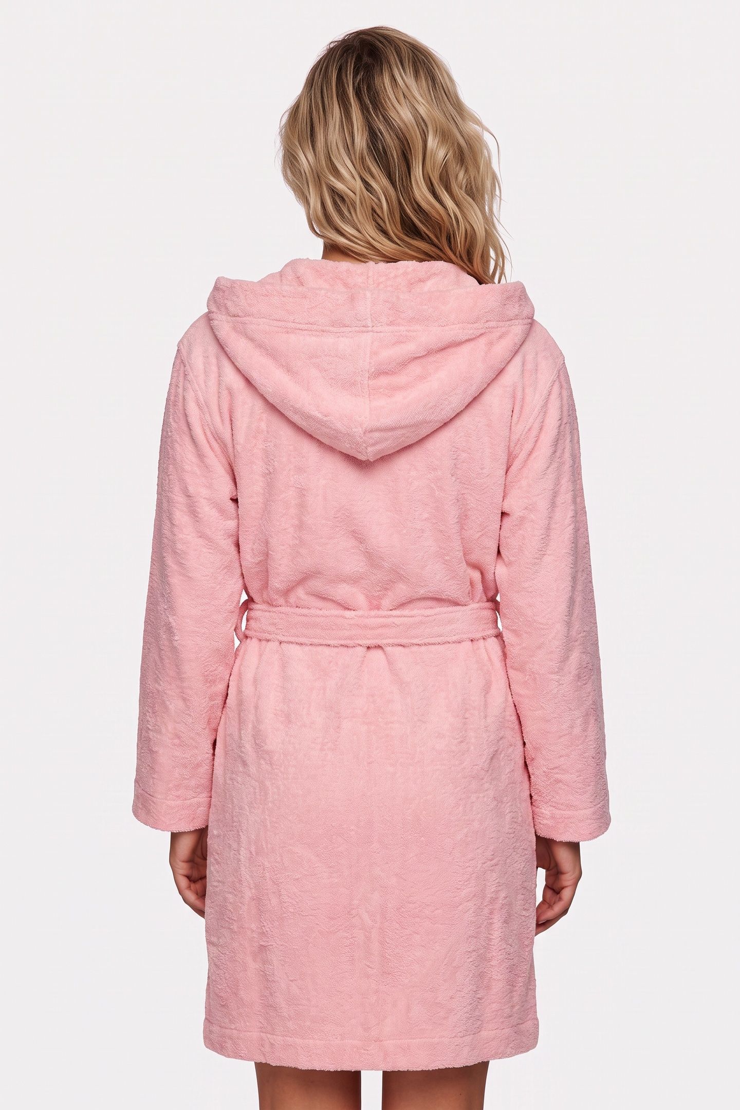 BEACH TOWEL BATHROBE PINK 5