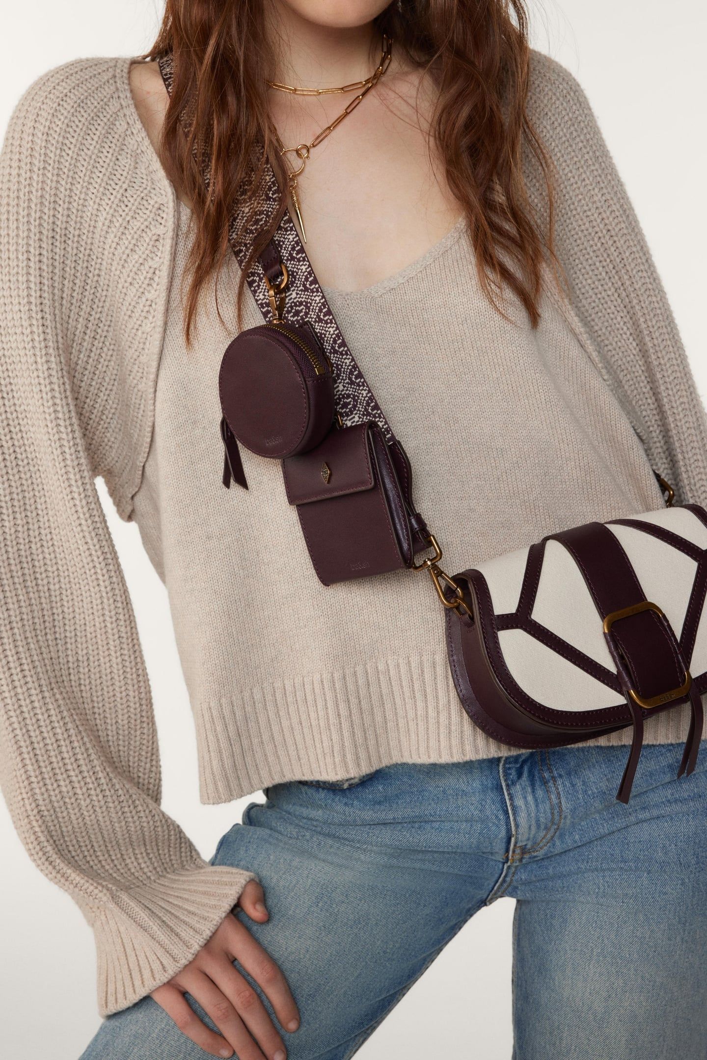 HAND BAG BORDEAUX 4