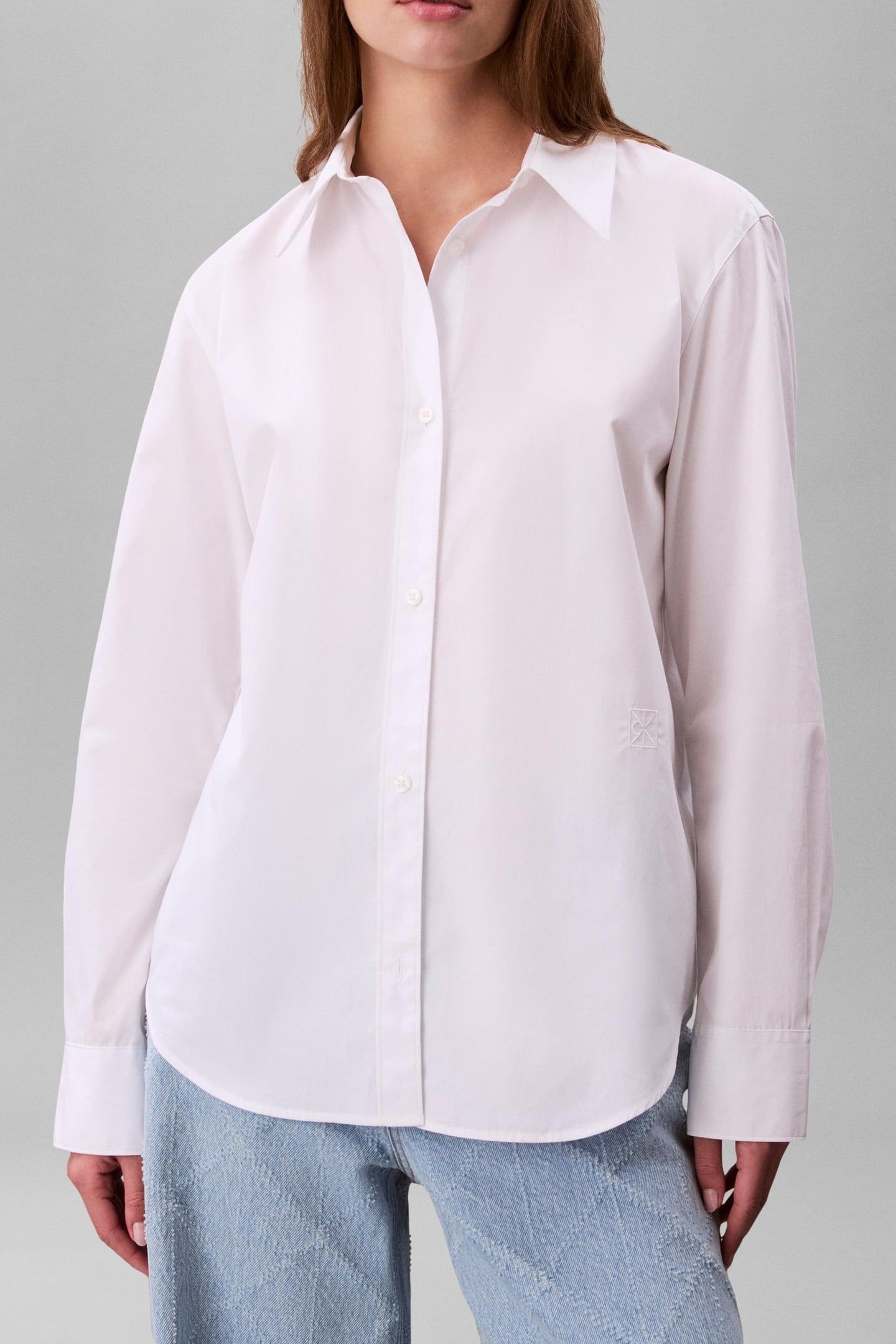 COTTON POPLIN REGULAR FIT SHIRT BRILLIANT WHITE 1