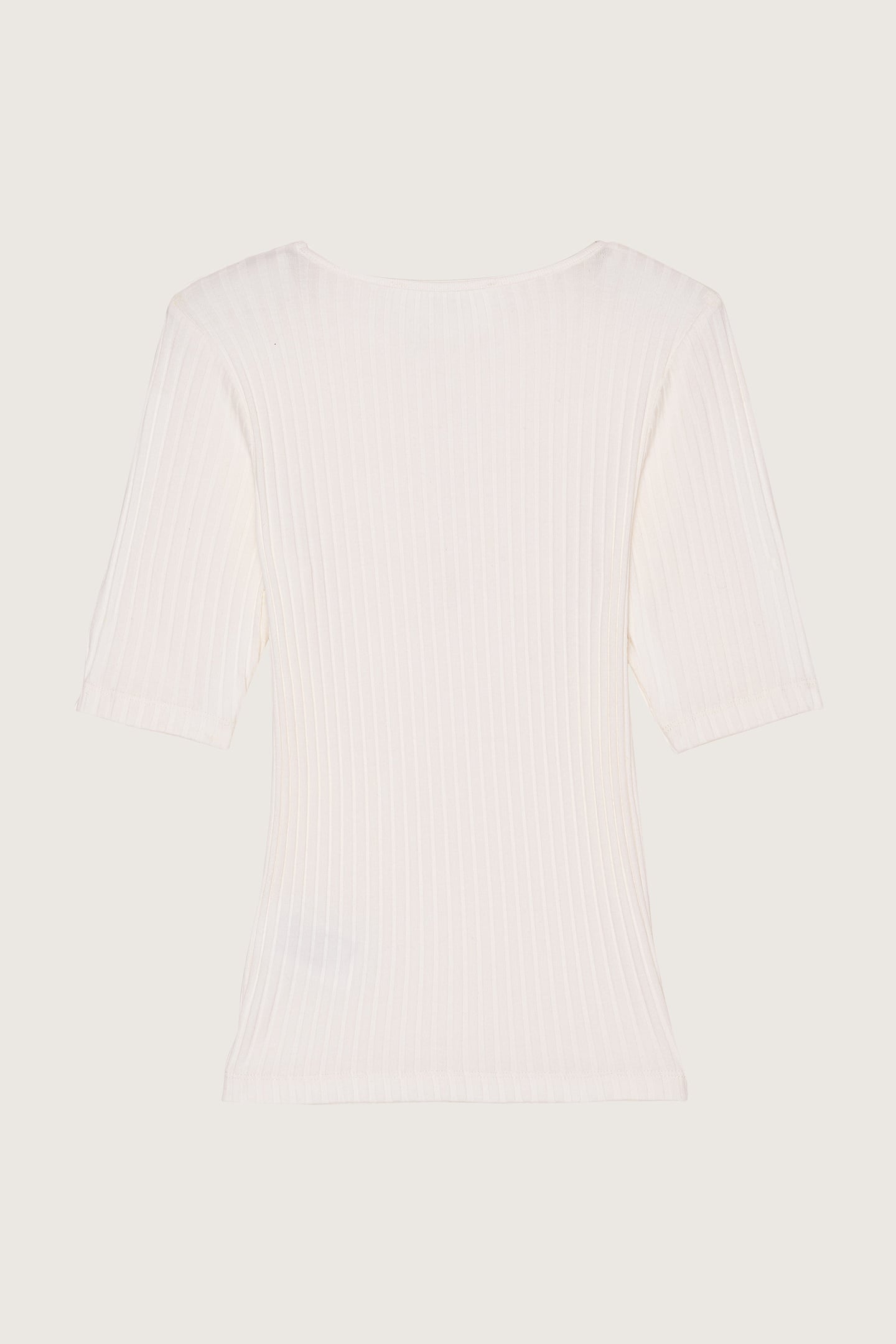 SHORT SLEEVES TEE ECRU 3
