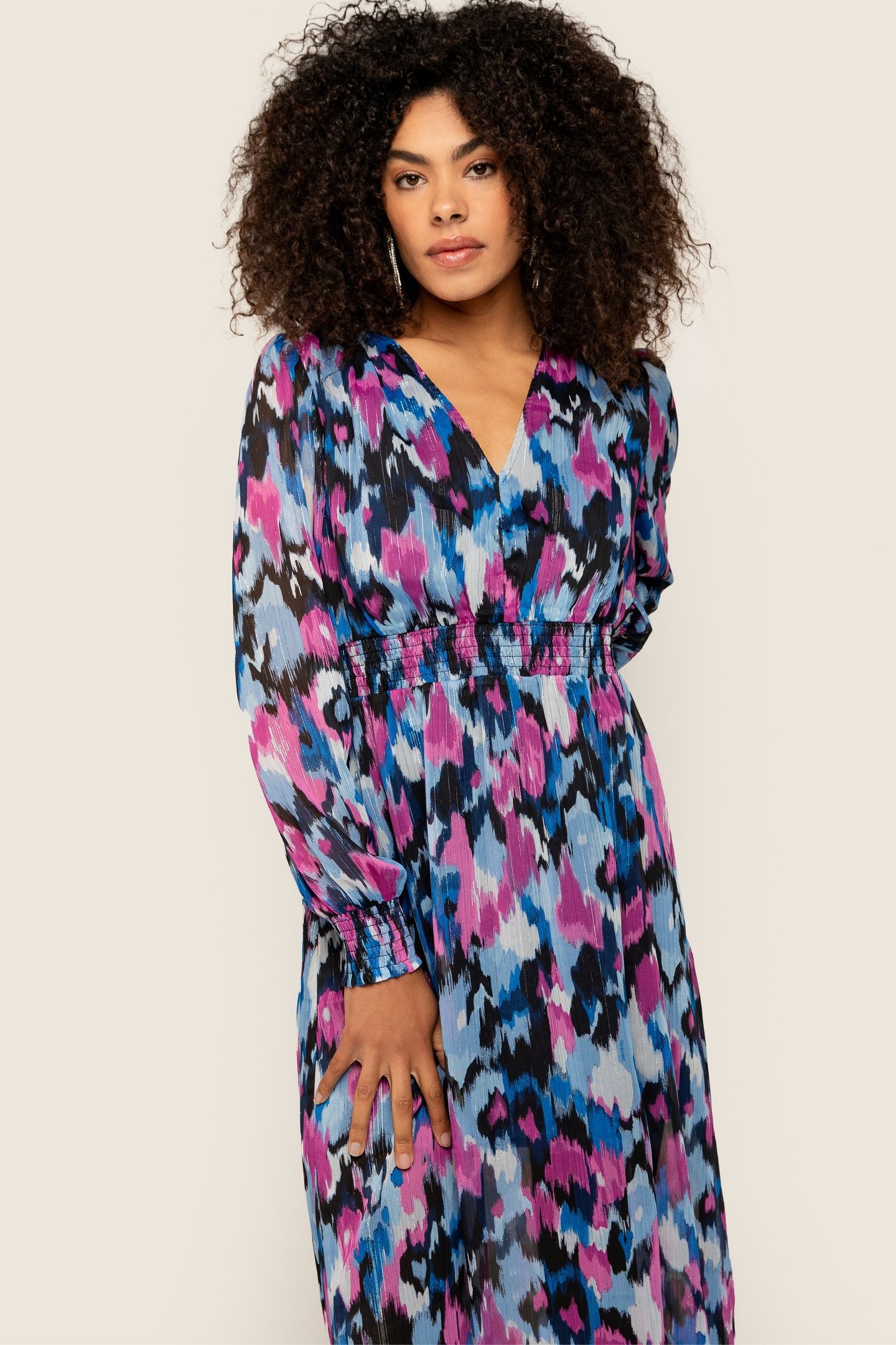 DAGMAR DRESS NORTHERN BLUE 3