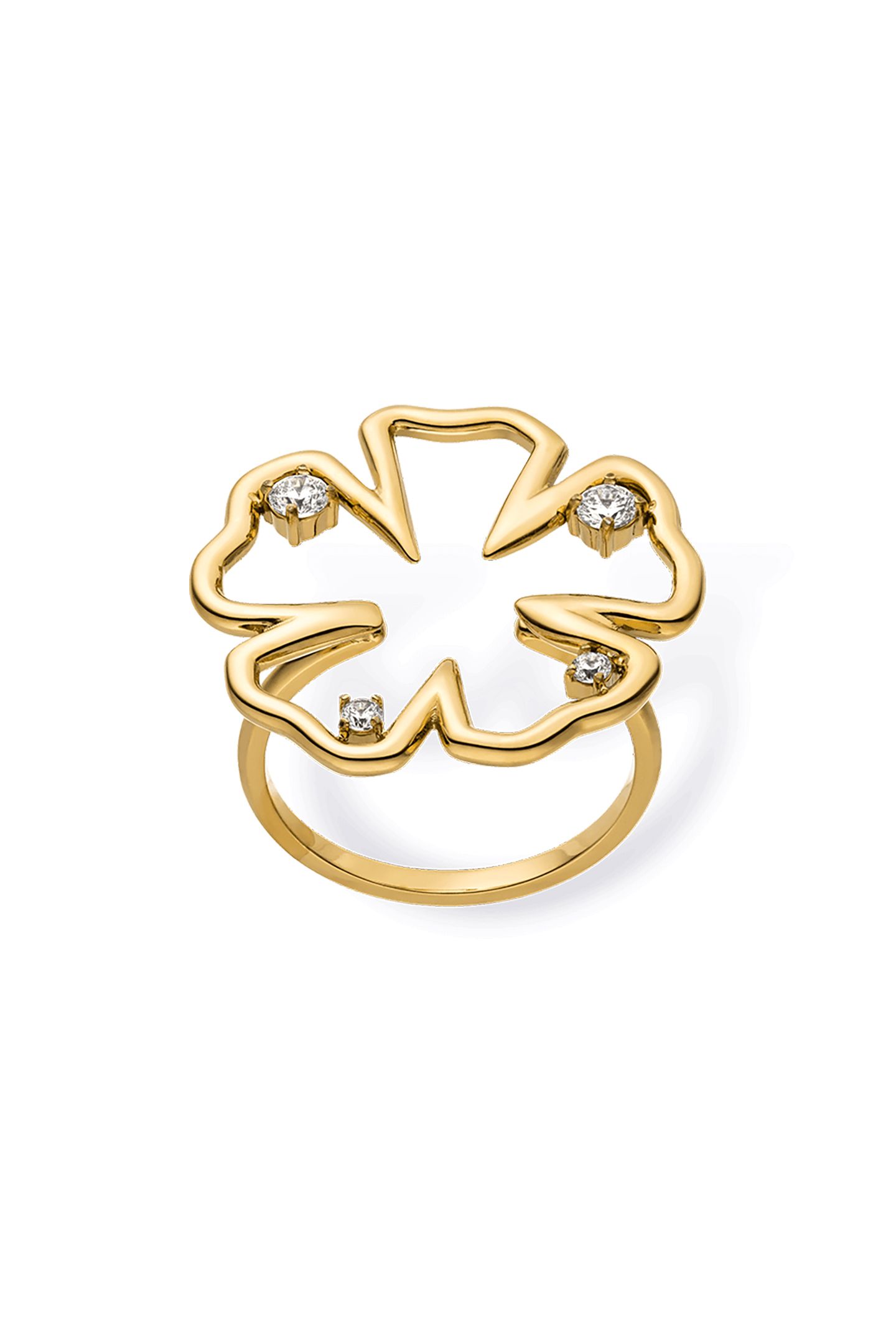 JEWELRY BOX HIBISCUS RING GOLD 1