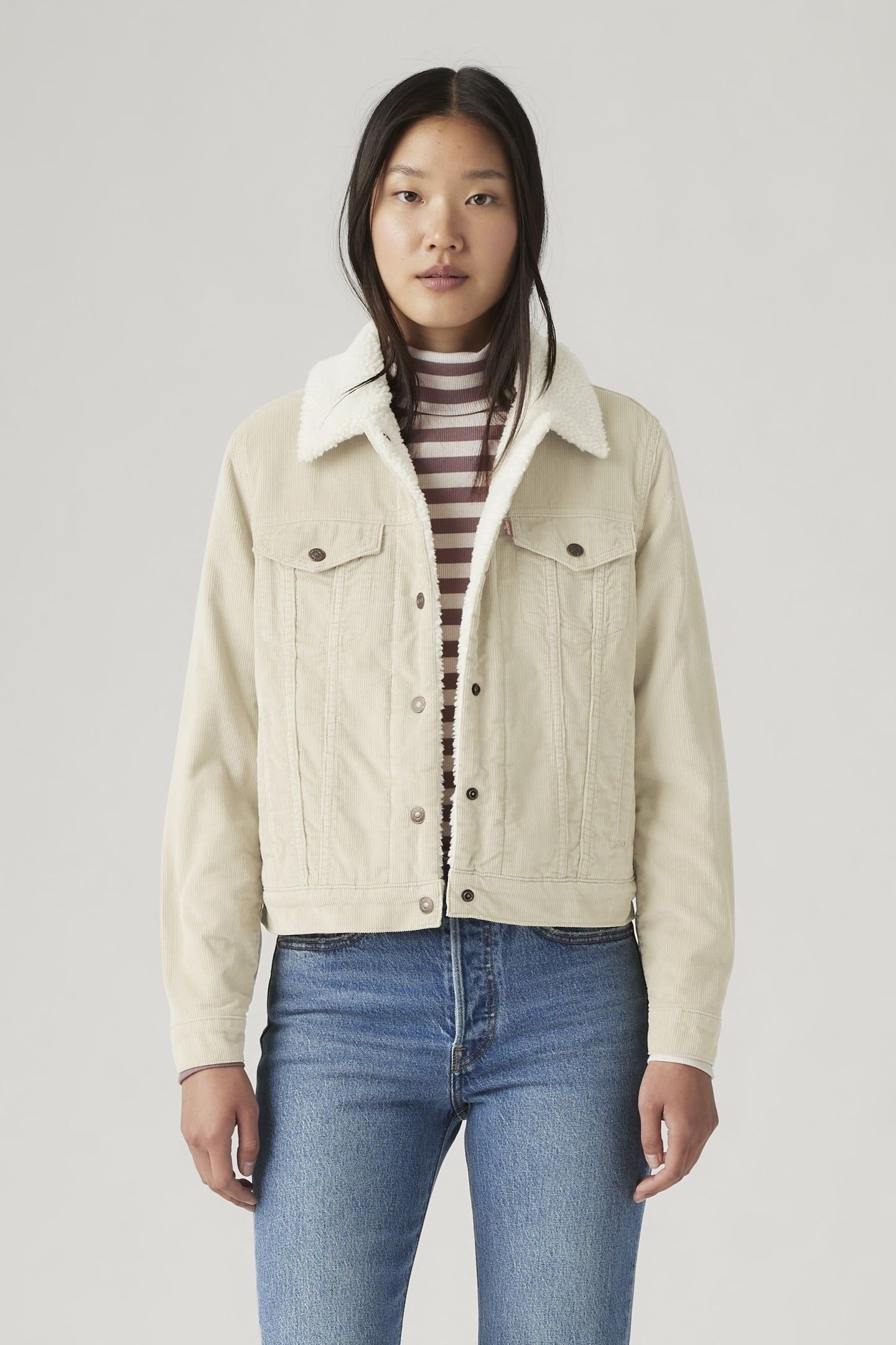 ORIGINAL SHERPA CORDUROY TRUCKER JACKET 1