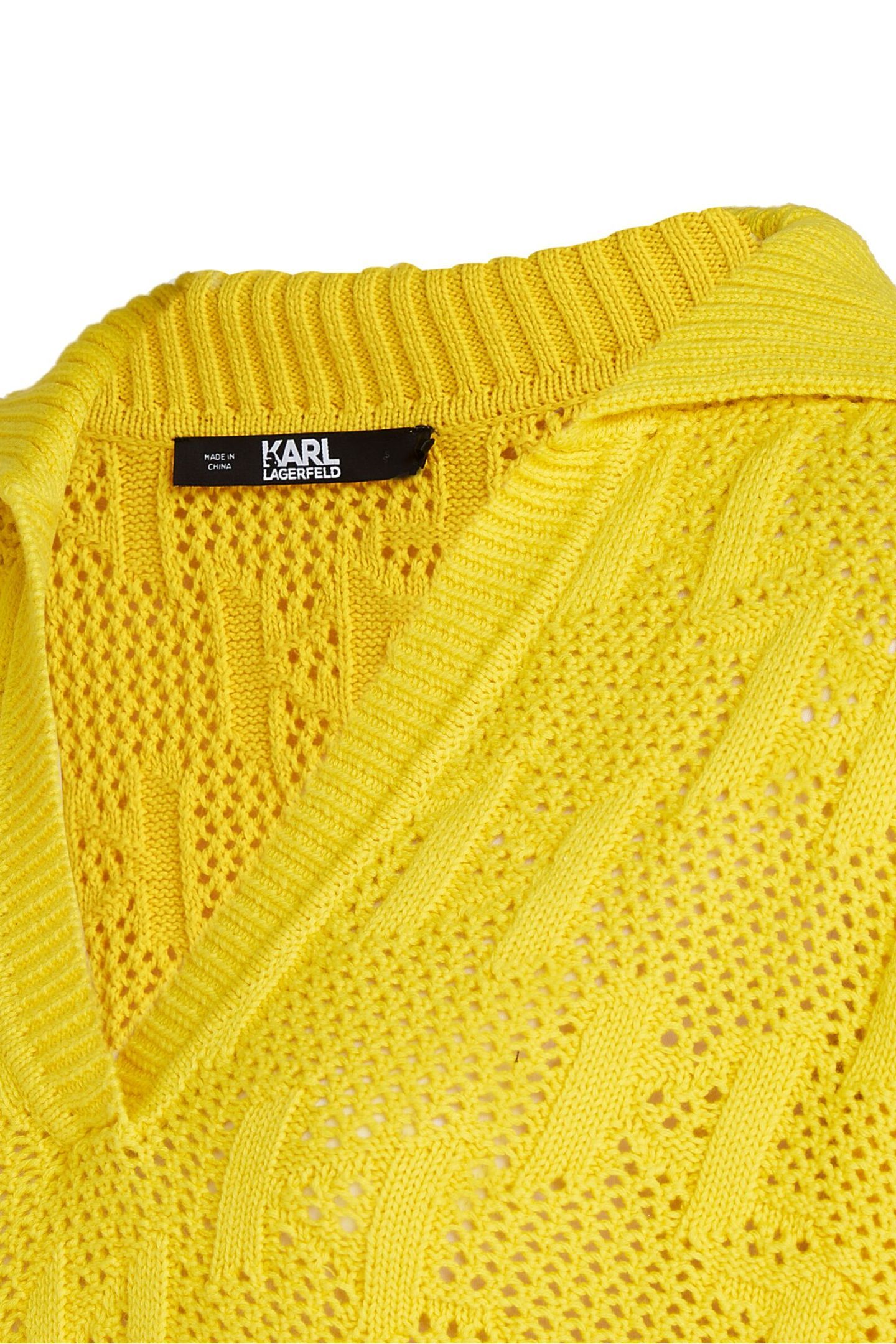 MONOGRAM KNIT LS SWEATER BLAZING YELLOW 6