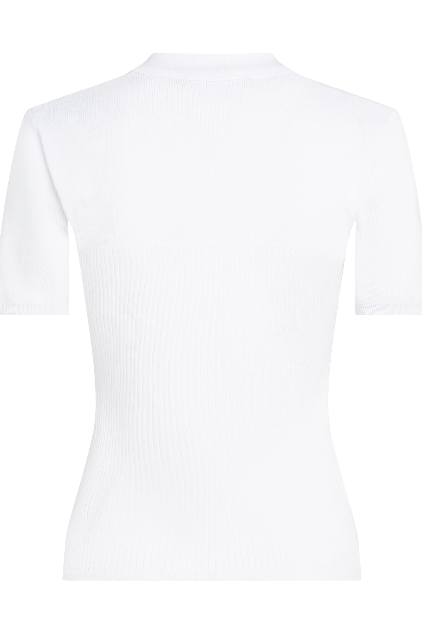 SSLV KNIT POLO WHITE 5