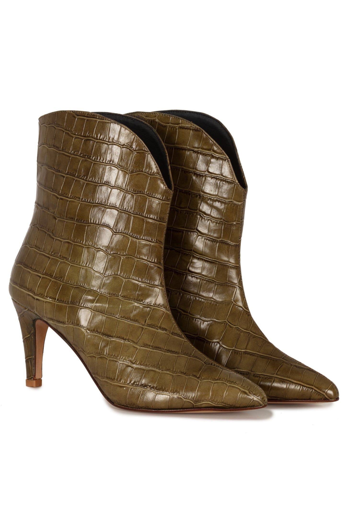 UZI ANKLE BOOTS ARMY GREEN 1