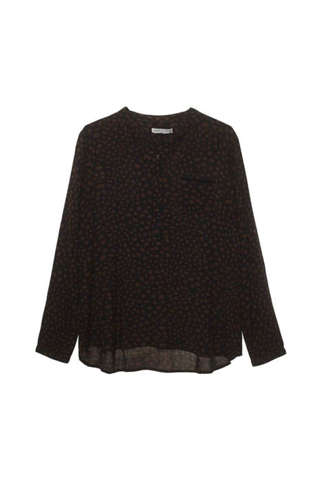 GIRLS ASH BLOUSE BURNT BORDEAUX 1