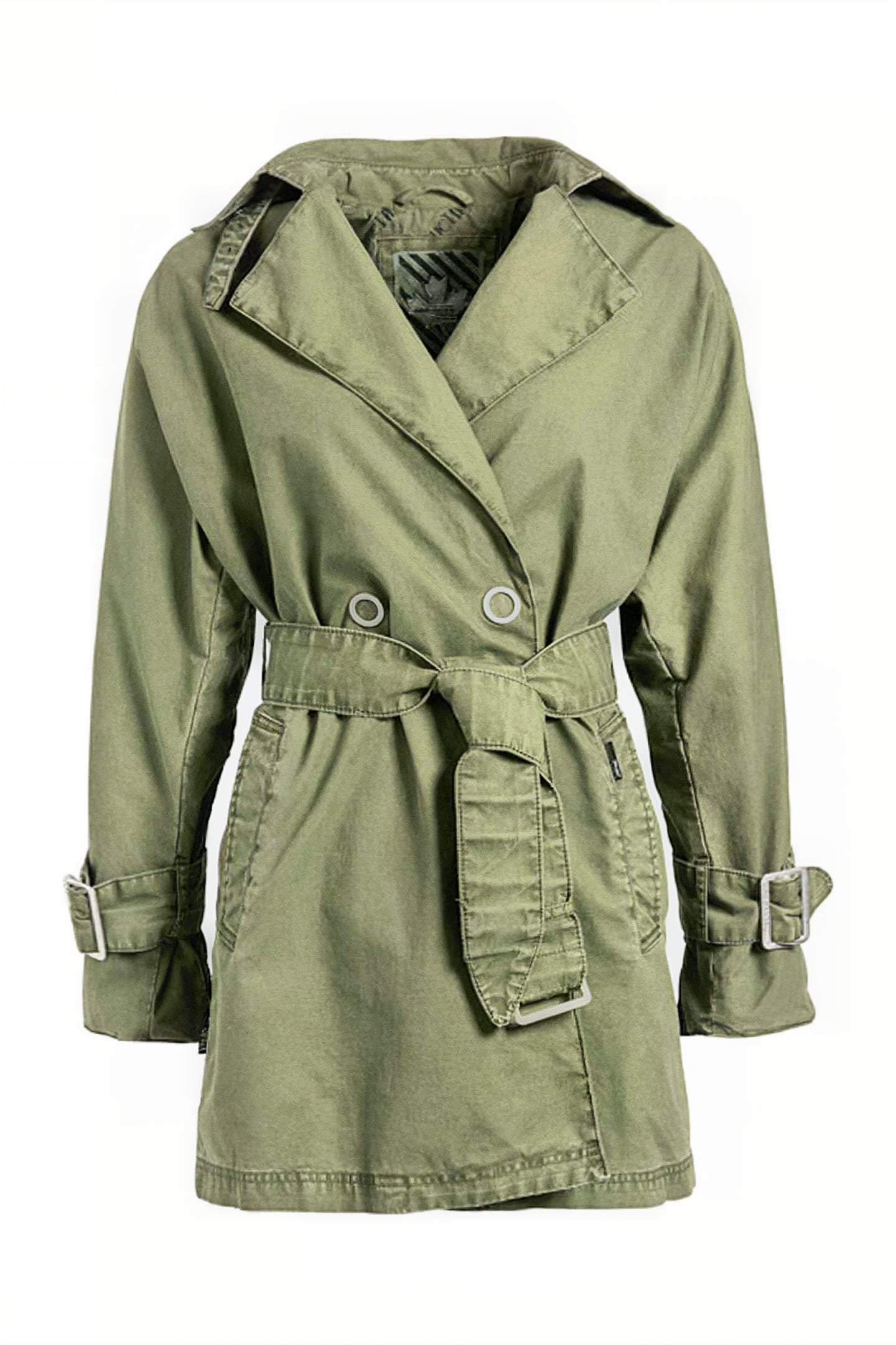 LUCILLE COAT LIGHT OLIVE 1