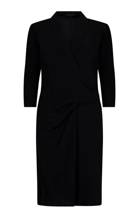 DRESS CRÊPE VISCOSE BLEND BLACK 1