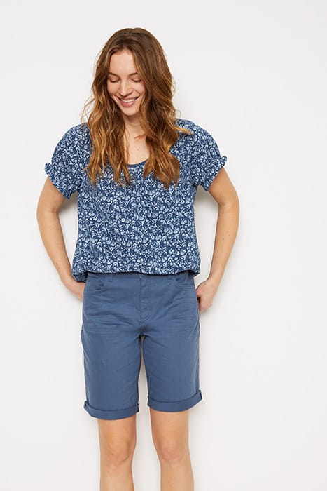 BERMUDA DENIM SHORT DUSTY NAVY 3