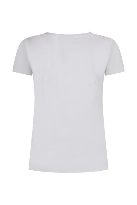 CREW NECK TEE SS + DECO OFF WHITE 2