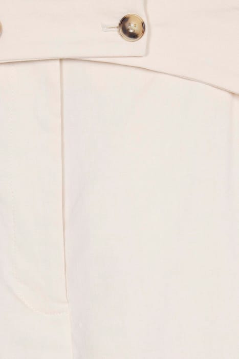 APEMAYA PANTALONE TELA DI LINO SWAN WHITE 3