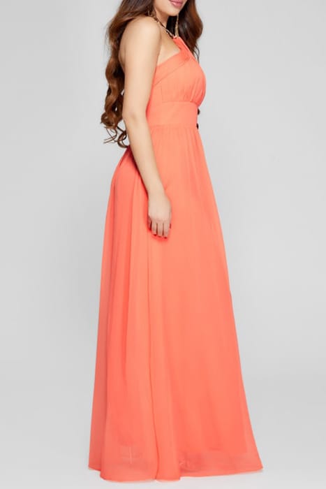 MARCIANO BY GUESS SMITTEN GOWN PEACH FLOWER 5
