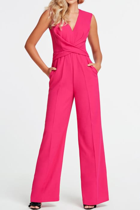 MARCIANO BY GUESS CAMILE JUMPSUIT R/O FOXGLOVE FUSCHIA 3