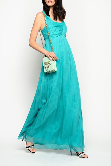 CHARLOTTE 1 ABITO CREPONNE DI LIGHT BLUE 3