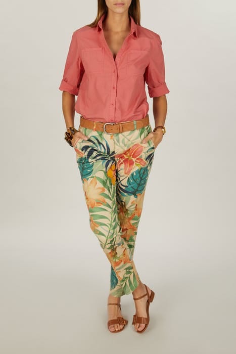 CHEST POCKET SHIRT CYCLAMEN 2