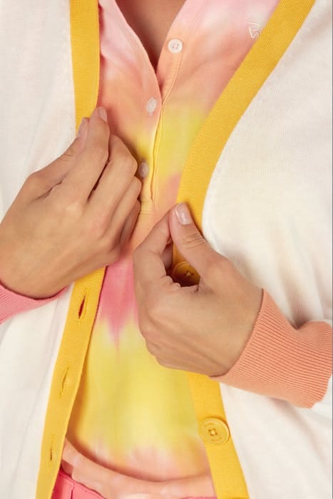 MULTICOLORED CARDIGAN BASE OFF WHITE 3