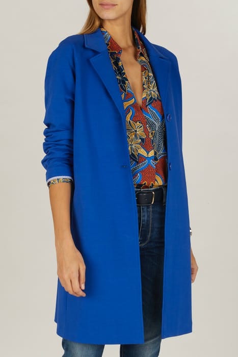 RAGLAN FLEECE COAT LS BLUE 6