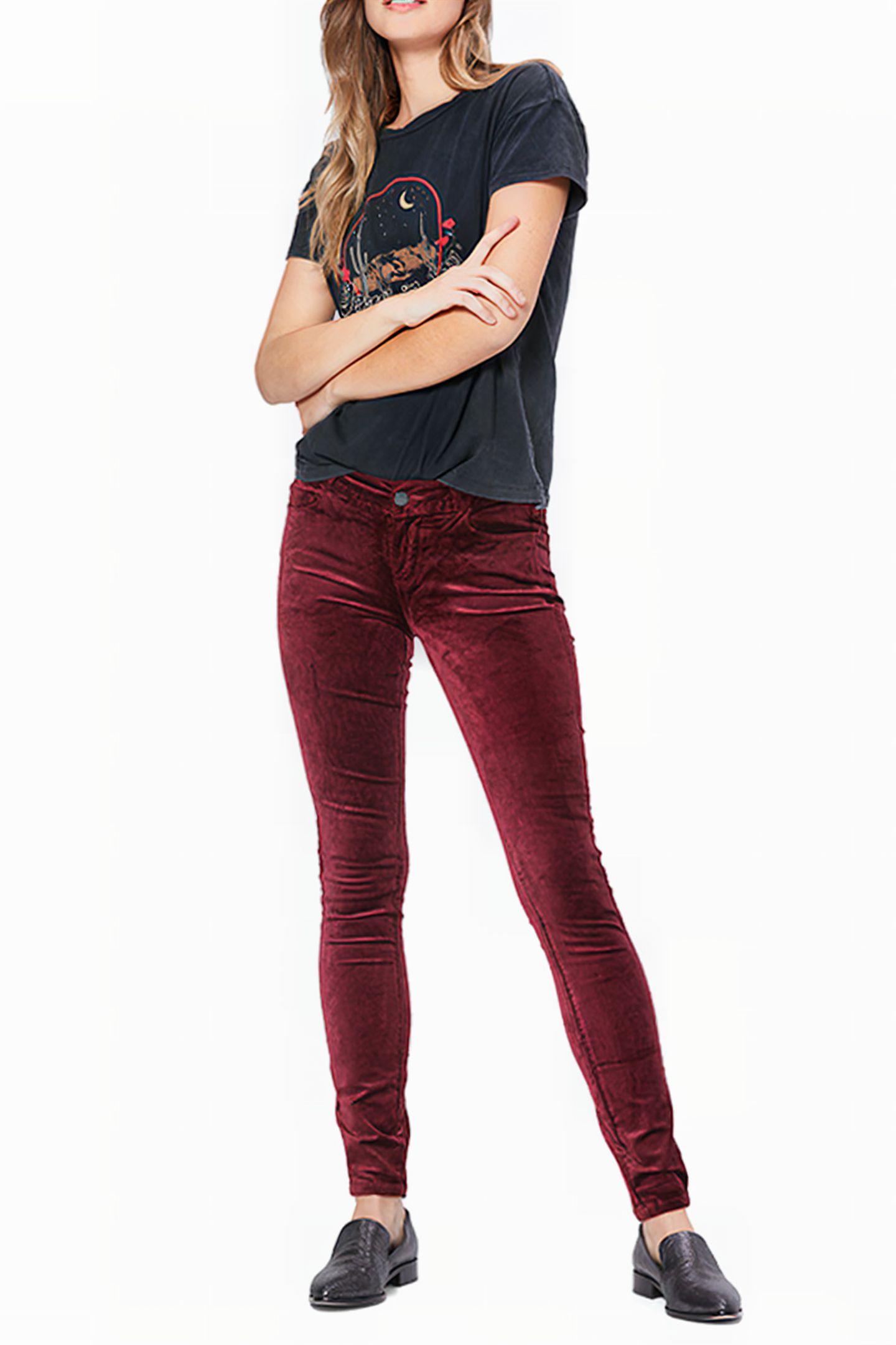 VERDUGO ULTRA-SKINNY BURGUNDY 2