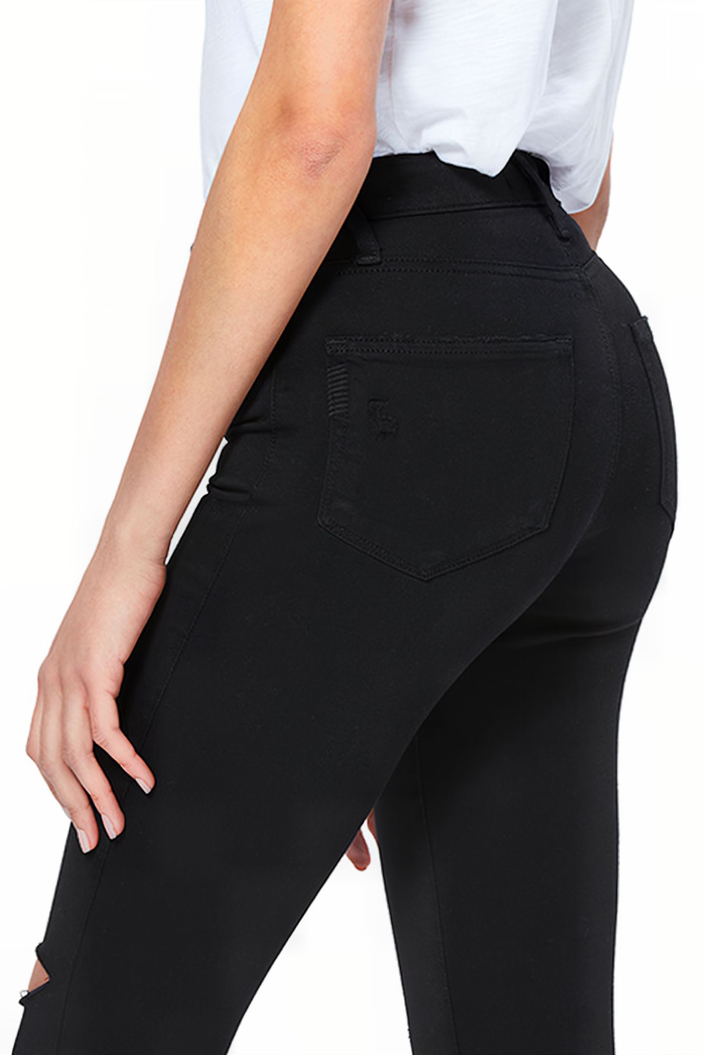 MARGOT ANKLE BLACK ANCHOR DESTRUCTED 5