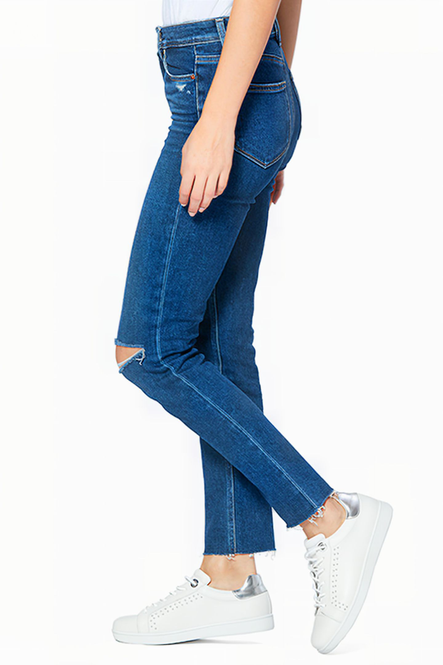 HOXTON SLIM RAW HEM SLOPES DESTRUCTED 3