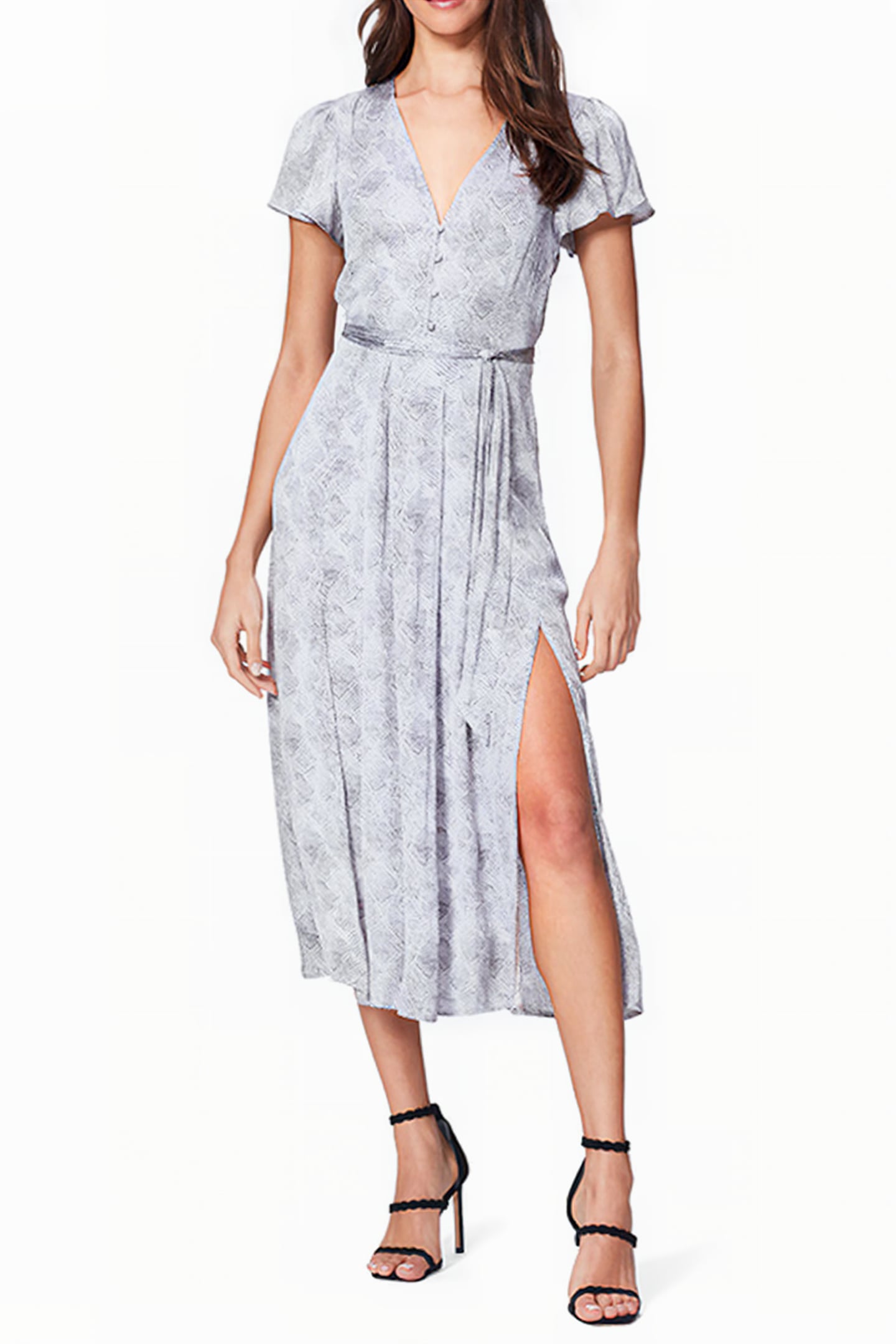 ALAYNA DRESS SILVER 1