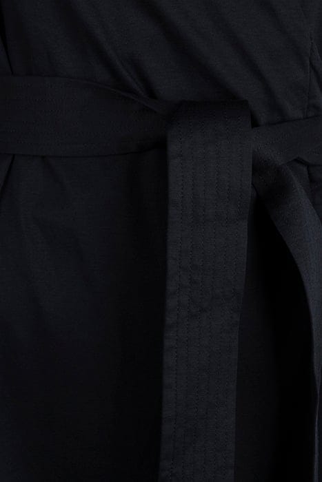 BELTED WRAP DRESS BLACK 3