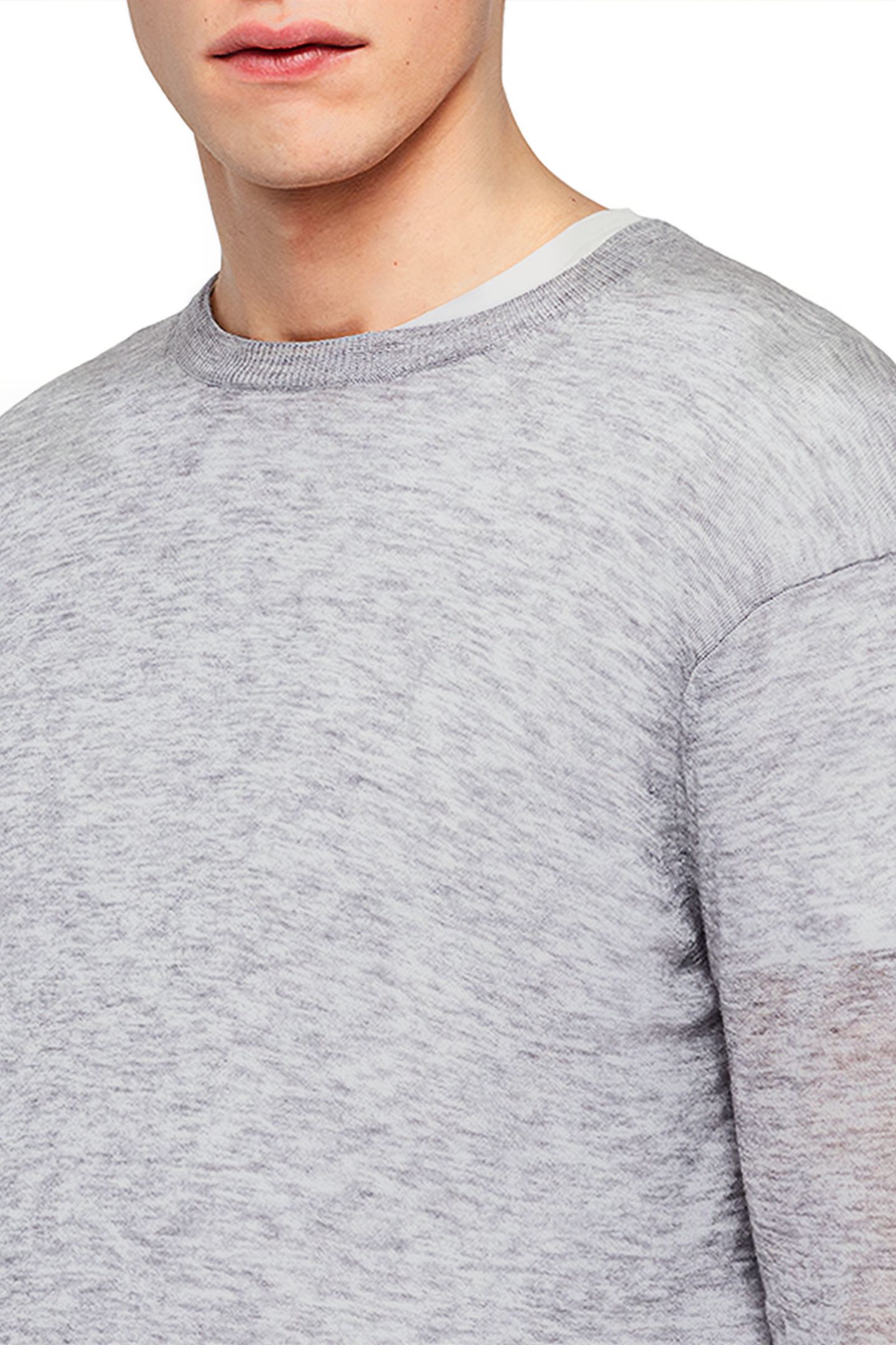 REKK CREW GREY MARL 3