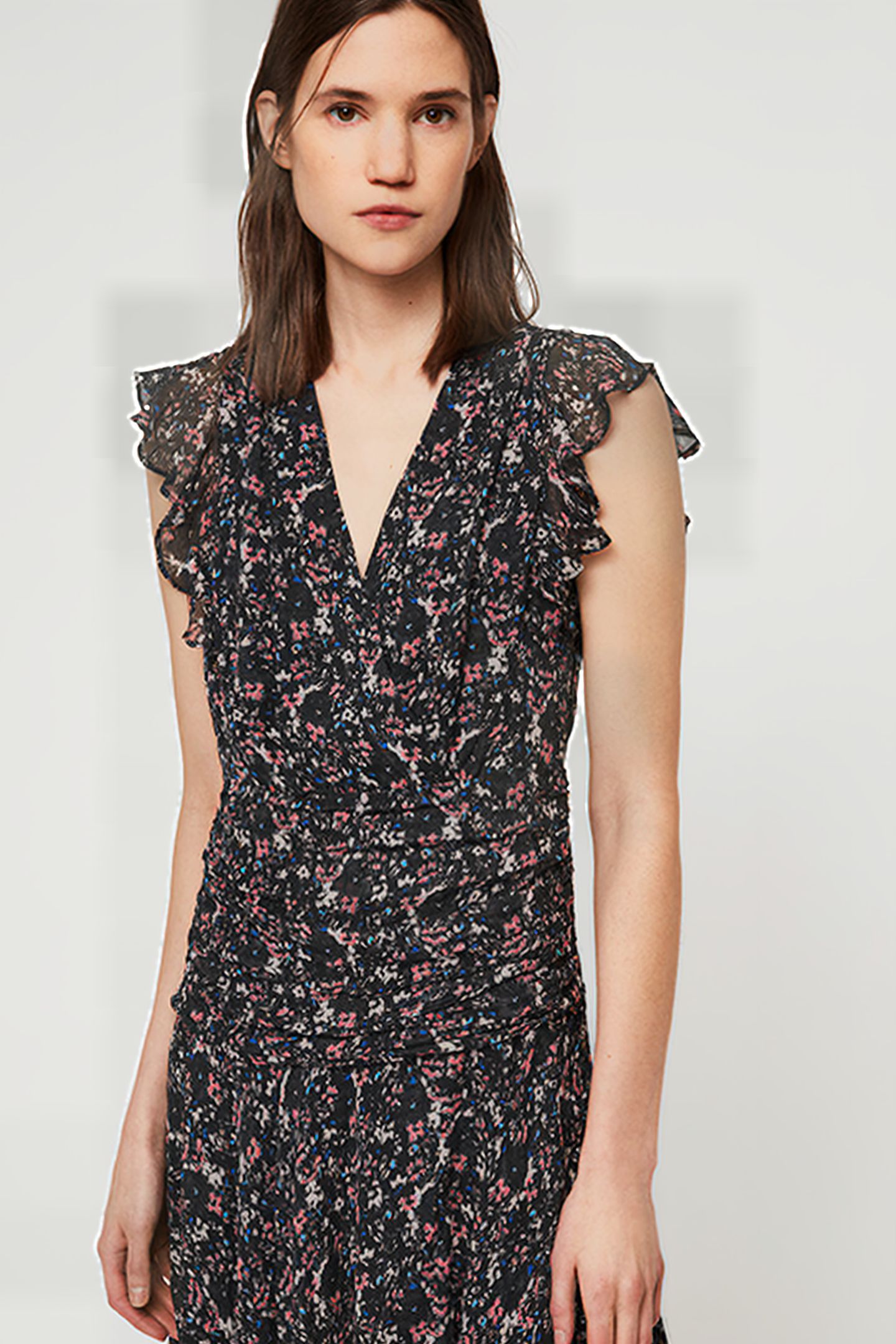 CARIS SKETCH DRESS BLACK 2