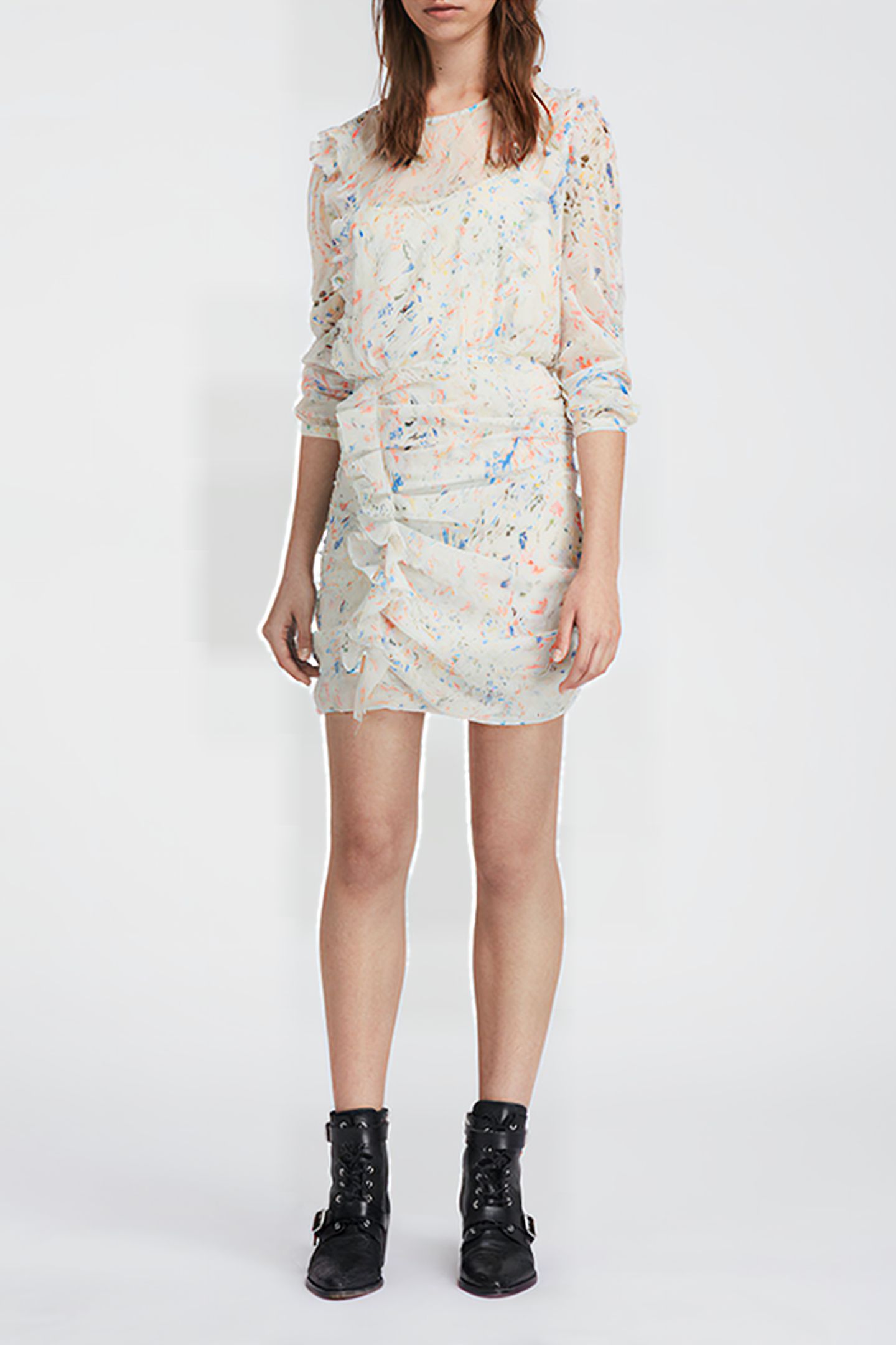 FLINT JUNI DRESS CHALK WHITE 1
