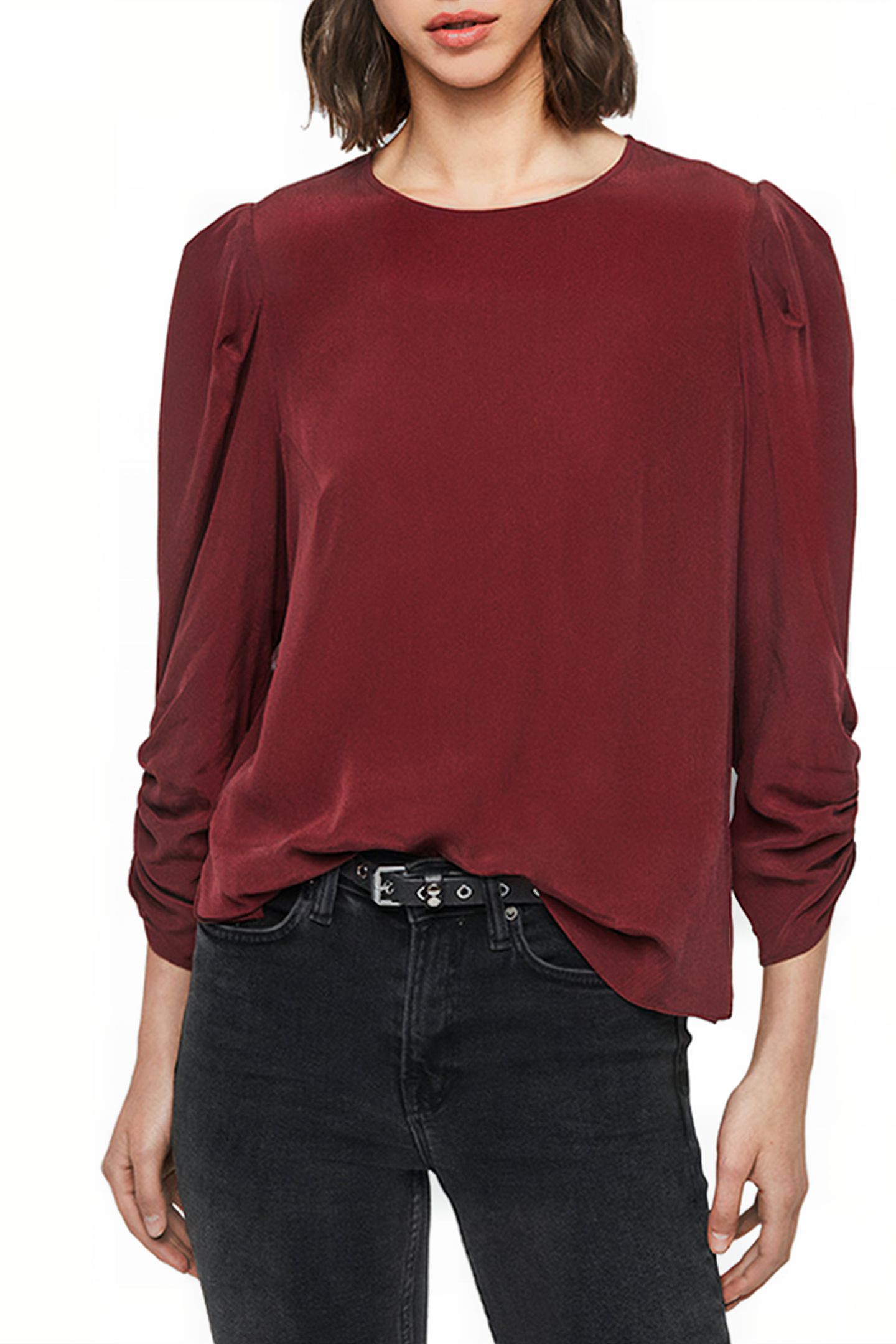 JOSEPHINE TOP OXBLOOD RED 1