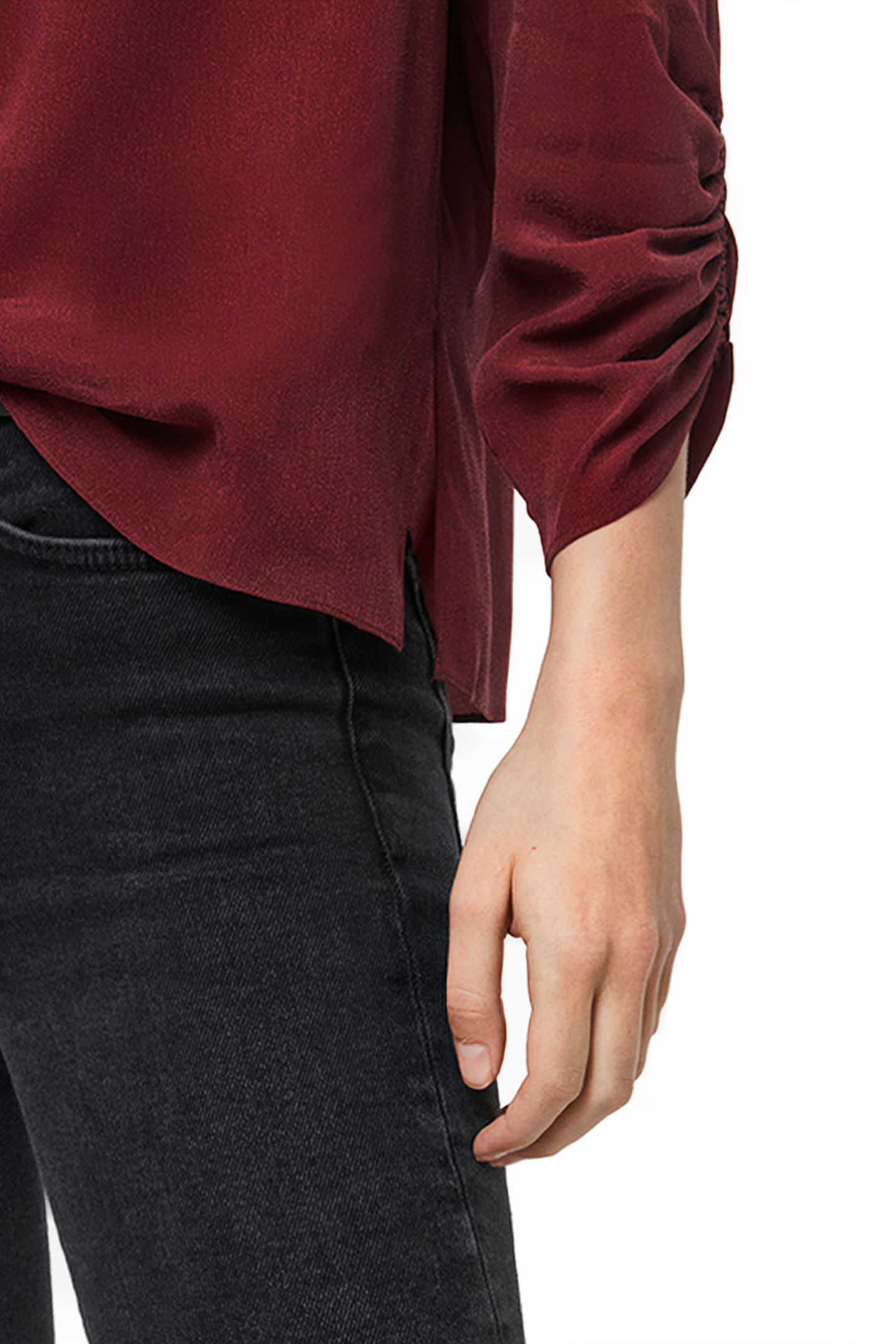 JOSEPHINE TOP OXBLOOD RED 5