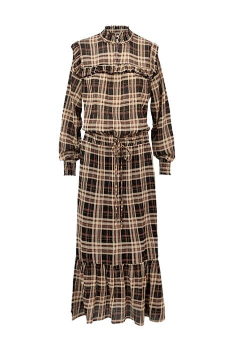 DRESS CRINKLE CHECK BLACK 1