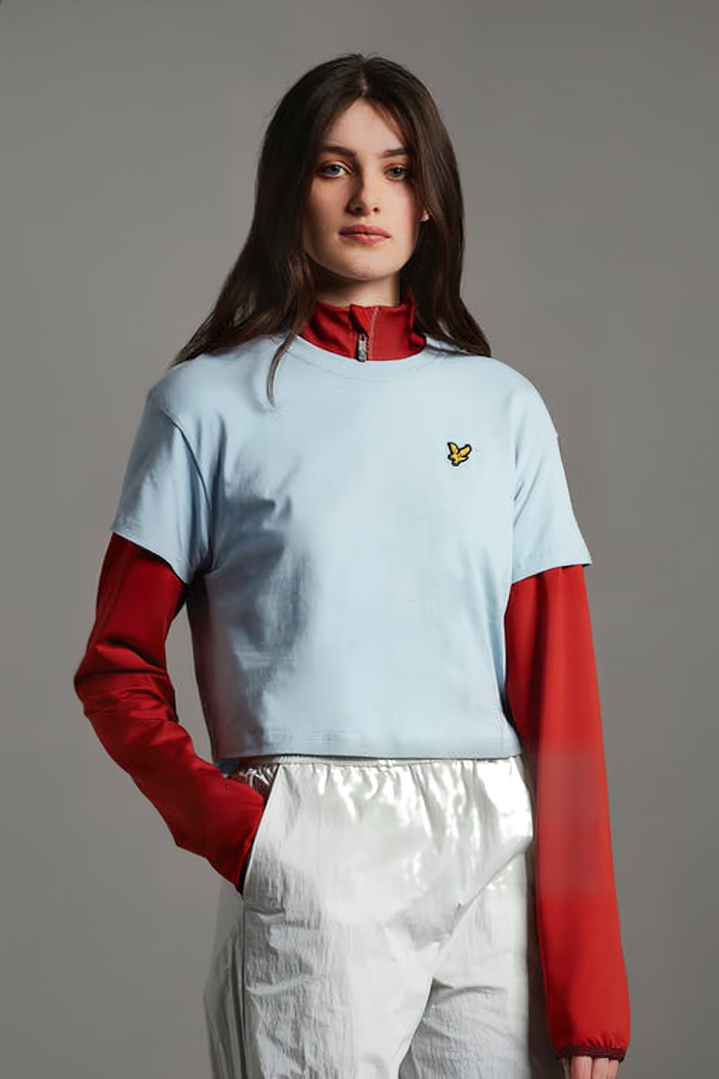 CROPPED T-SHIRT BLUE LAGOON 1