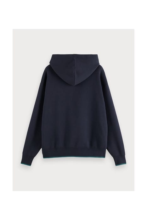 OVERSIZED HOODED PULL MIDNIGHT 2