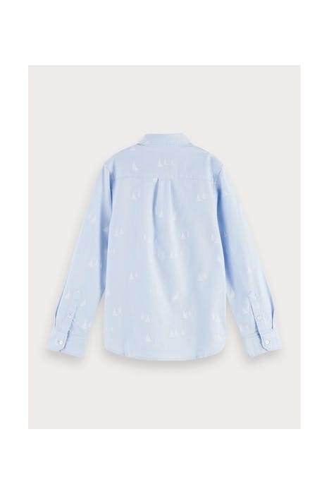 SLIM FIT - OXFORD SHIRT WITH MINI ALL-OVER PRINT COMBO X 2