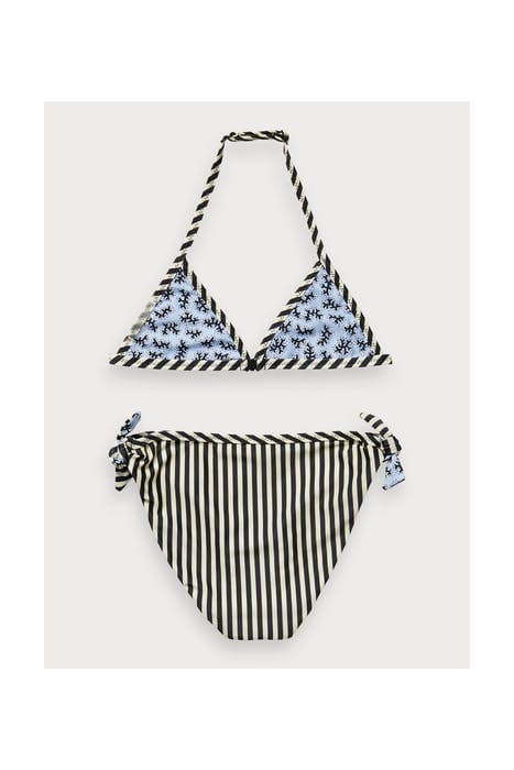 REVERSIBLE BIKINI WITH CONTRAST BINDINGS IN ECONYL™ QUALITY  2
