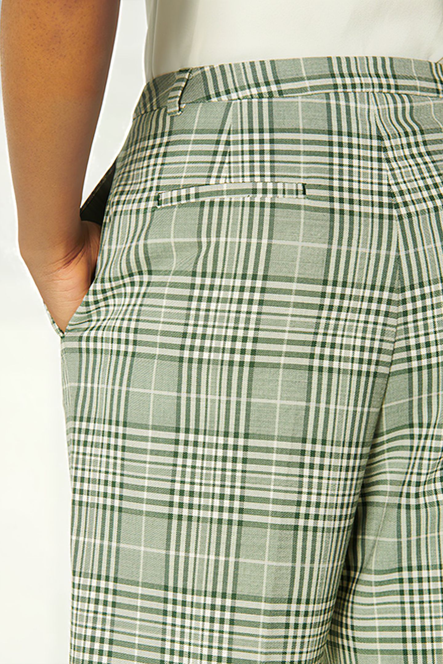 FAYE WIDE-LEG & FLARED JEANS  GREEN 3