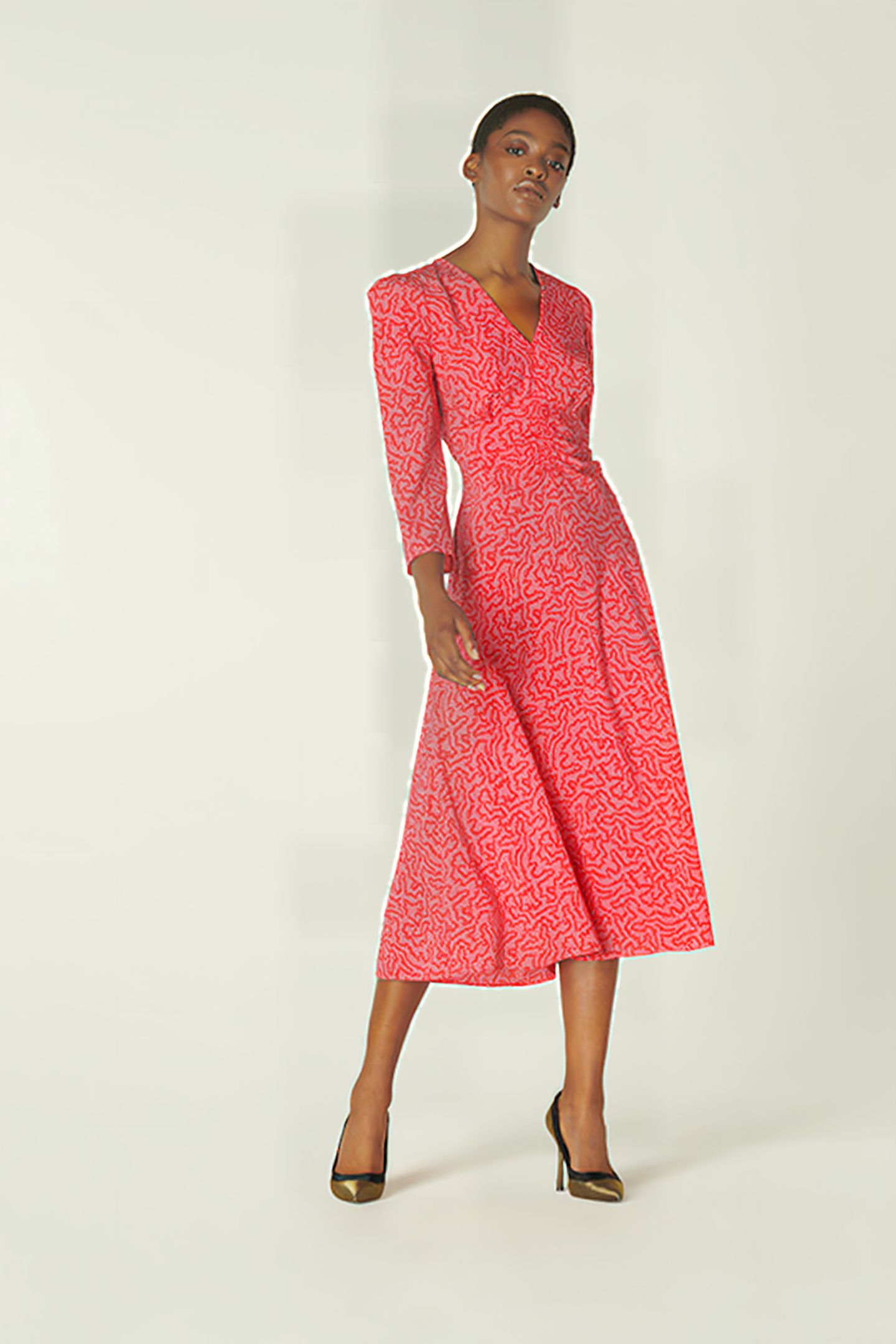 GABRIELLE MIDI DRESS MULTICOLOR 1