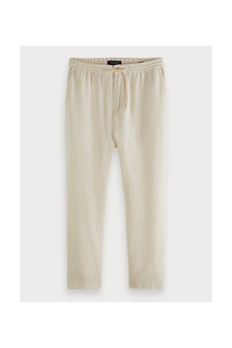 FAVE- LINEN-ORGANIC COTTON BLEND BEACH PANT RAW COTTON 1