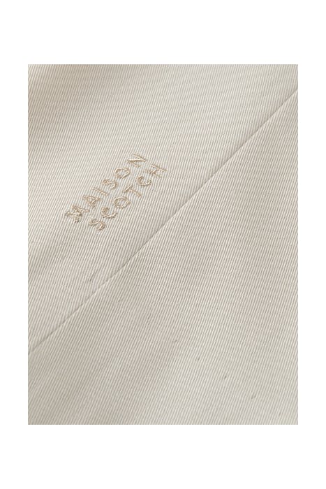 ABOTT' REGULAR FIT CHINO IN MERCERIZED ORGANIC COTTON OFF WH 3