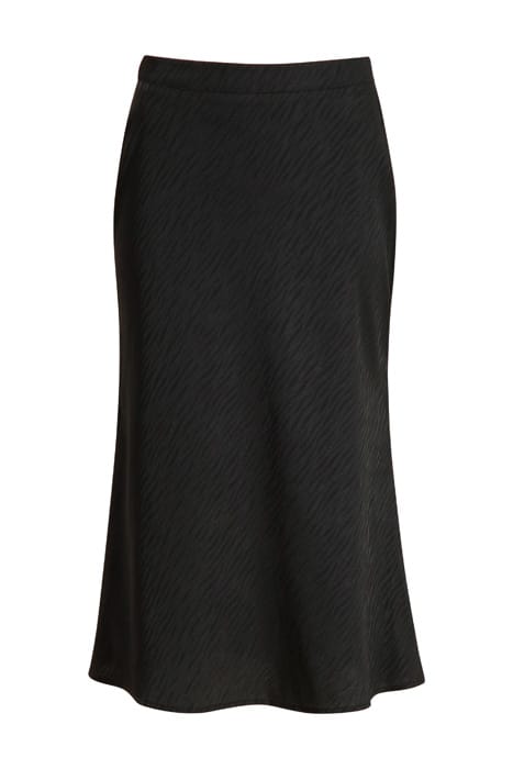 Black midi skirt zebra structure 1