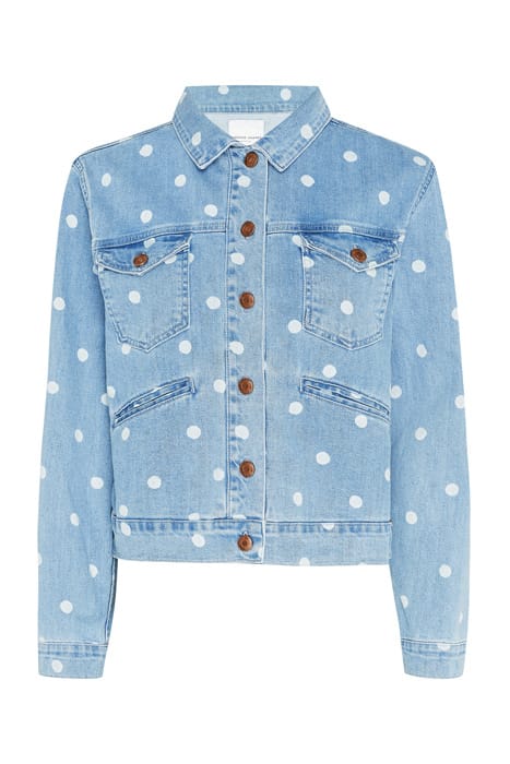 CYPRUS DOT JACKET DENIM/OFF-WHITE 1