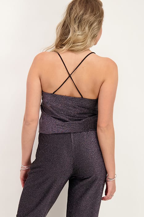 ZWARTE GLITTER TOP BLACK BLACK 2