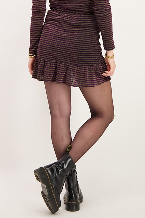 PAARSE TOP MET GOUDEN STREPEN PURPLE PURPLE 3