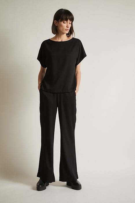 SATIN SHIRT BLACK 4