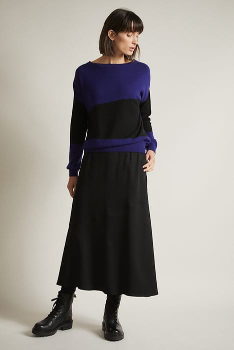 SATIN ROCK MIT VOLANT BLACK 1