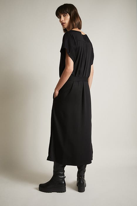 SATIN-KLEID BLACK 2